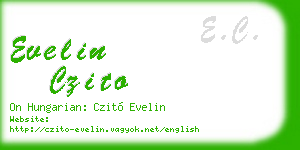 evelin czito business card