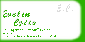 evelin czito business card